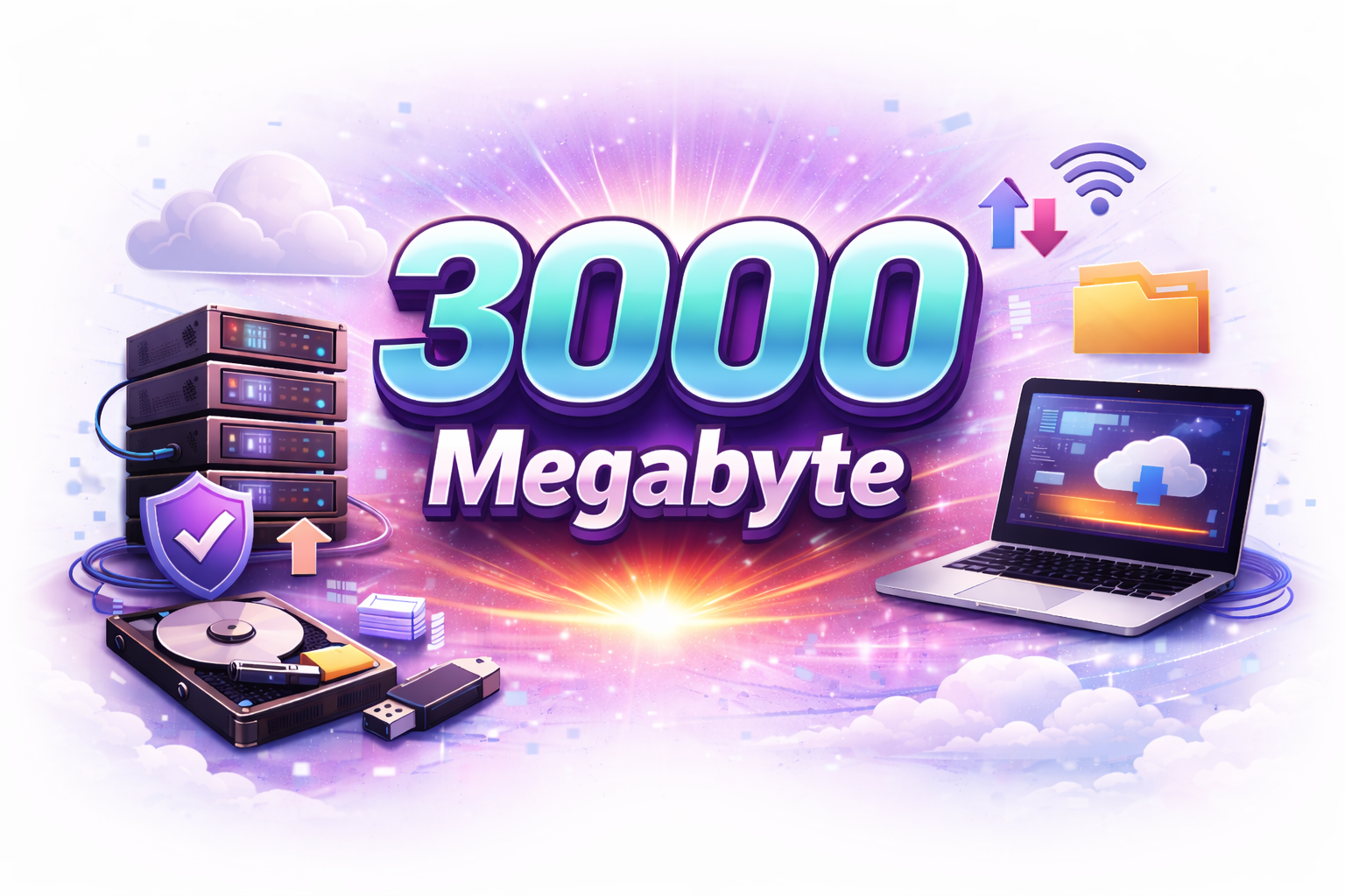 3000 megabyte